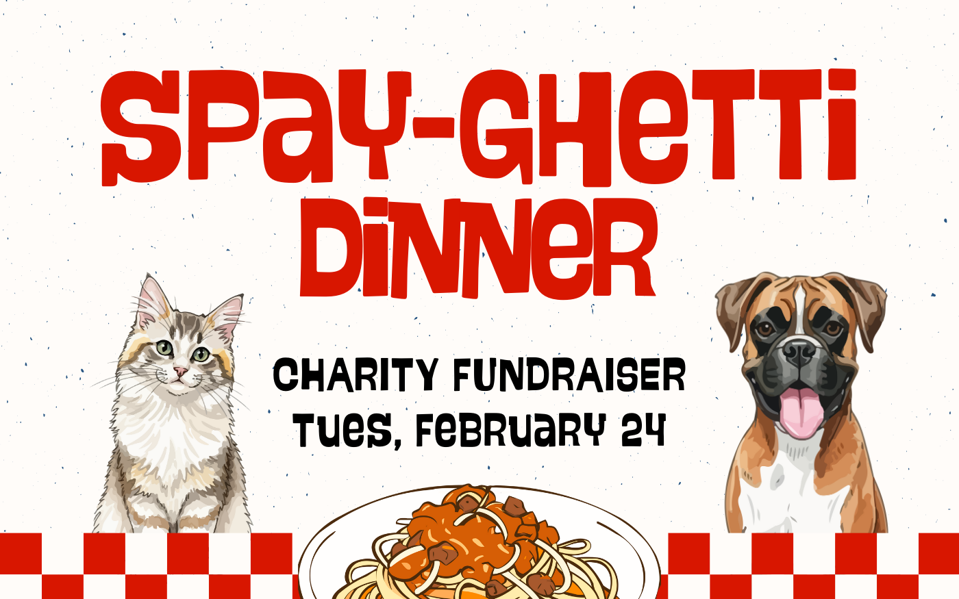 Spay-ghetti Charity Fundraiser